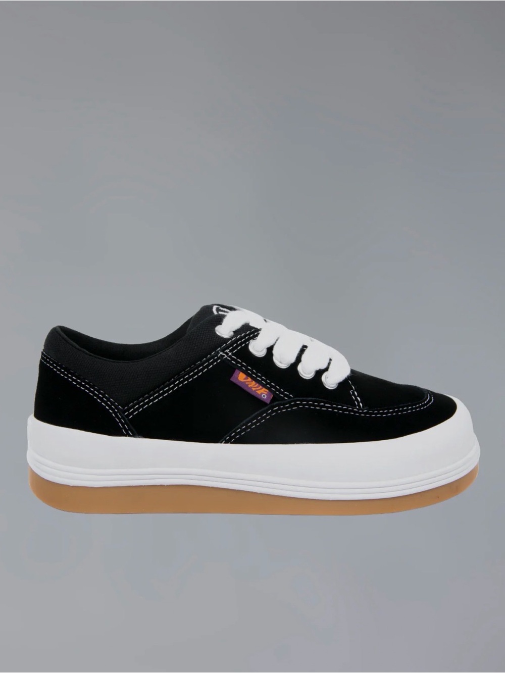 UNIF THE PHOEBES Black and White Platform Sneaker 8